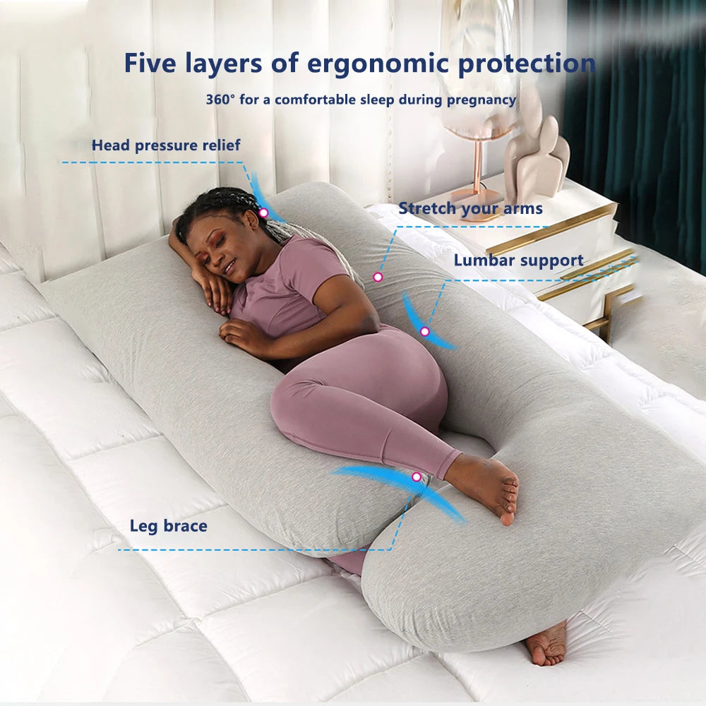 Maternity Pillow for Sleep and Nursing Support