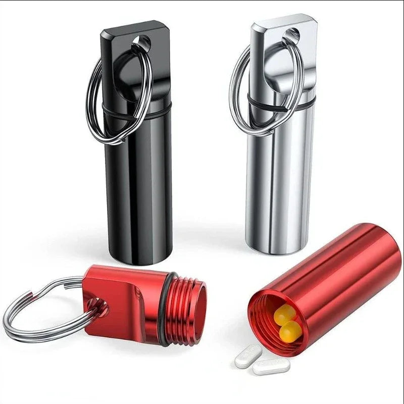 Travel Pill Tube Keychain