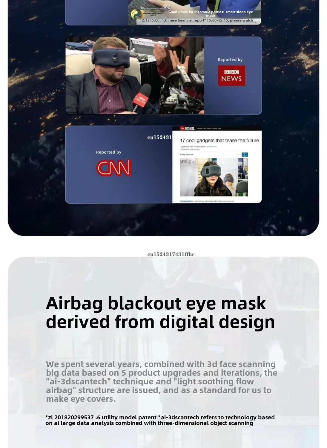 Dreamlight Blackout Sleep Mask