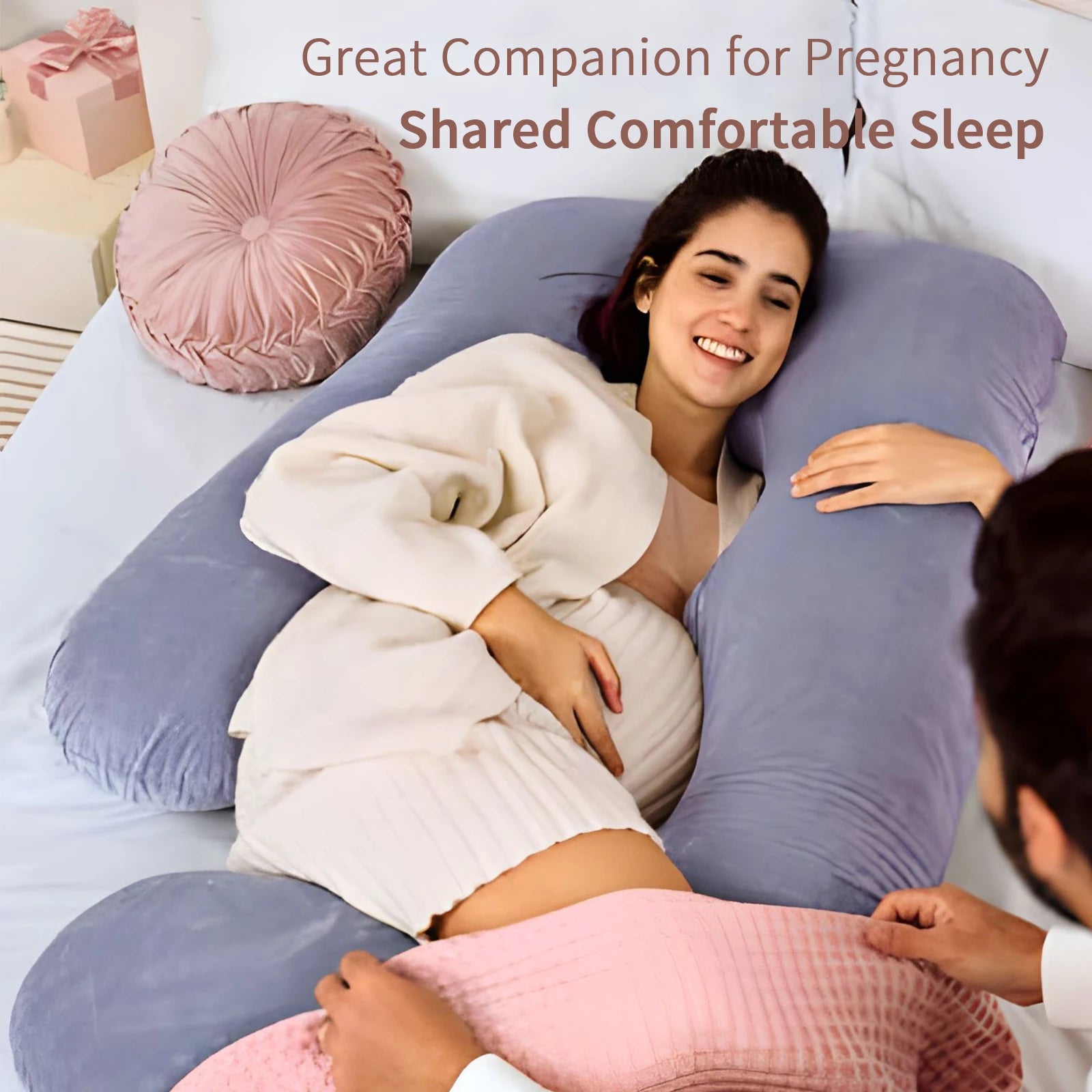 Maternity Pillow for Sleep and Nursing Support - Various Shapes